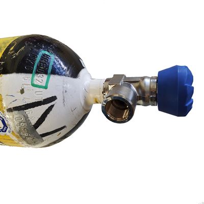 6-litre/300 bar pressurised steel cylinder with blue valve used other AR-6300-G 6