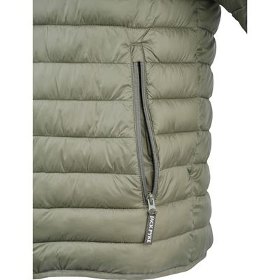 Reversible waterproof jacket with insulation Reversible Waterproof OLIV