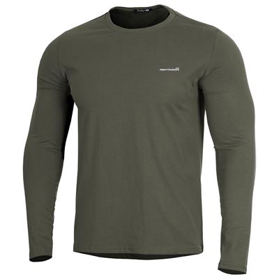 AGERON 2.0 Long-Sleeved T-shirt OLIVE GREEN