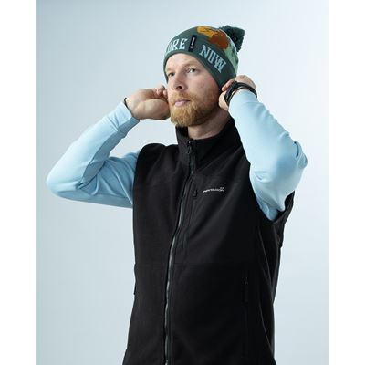 Knitted beanie with a bear EXPLORE NOW BEAR PENTAGON K13060-BE 2