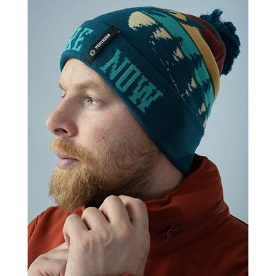Knitted beanie with a deer motif – EXPLORE NOW DEER PENTAGON K13060-DE 5