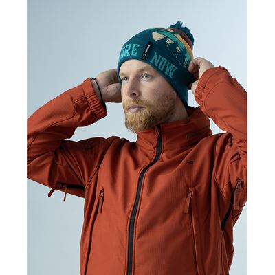Knitted beanie with a deer motif – EXPLORE NOW DEER PENTAGON K13060-DE 4