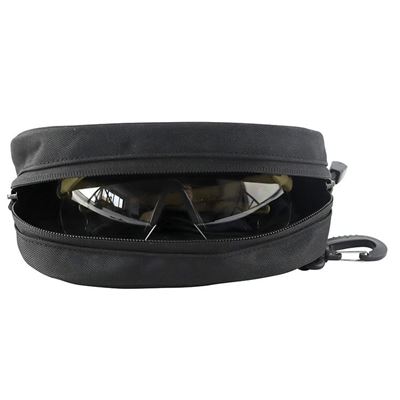 TACTICAL BLACK Glasses Case KOMBAT KO-1940-BLK 2