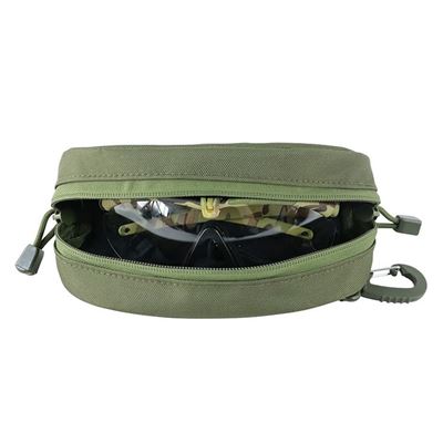 TACTICAL OLIVE GREEN Glasses Case KOMBAT KO-1940-OG 2