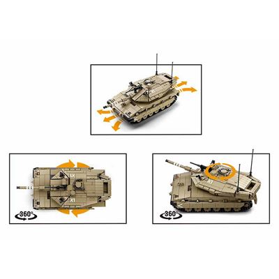Toy ALLIED MEDIUM TANK 2in1 Sluban M38-B1022 5
