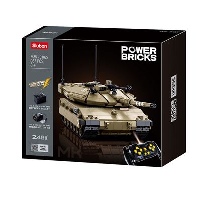 Toy ALLIED MEDIUM TANK 2in1 Sluban M38-B1022 4