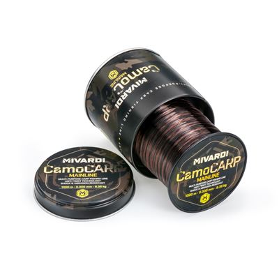 CamoCARP Mainline fishing line 1000 m spool in a tin MIVARDI MIV-LCCM 2