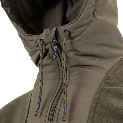 Hybrid Hoodie fleece hoodie ZELENÁ SPEERO SPHOODHYB 5