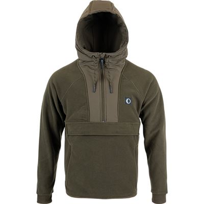 Hybrid Hoodie fleece hoodie ZELENÁ SPEERO SPHOODHYB 2
