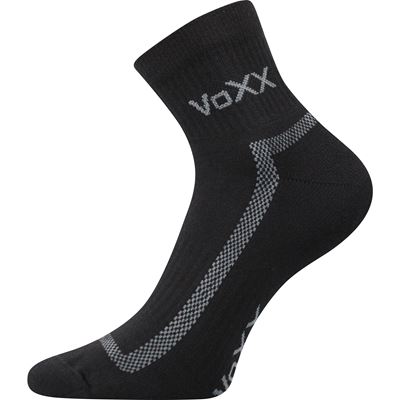 CADDY B sports cotton socks with reinforced soles BLACK – 3 pairs VOXX V-11733-B 3