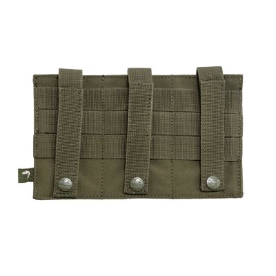 Elastic open pouch for 3 M4/M16 magazines OLIV