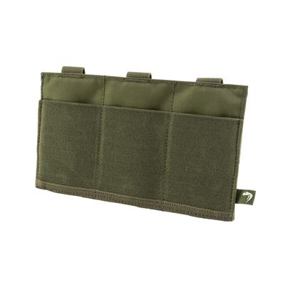 Elastic open pouch for 3 M4/M16 magazines OLIV