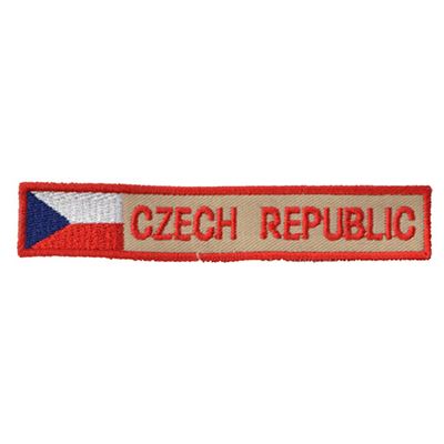 CZECH REPUBLIC patch with flag - color