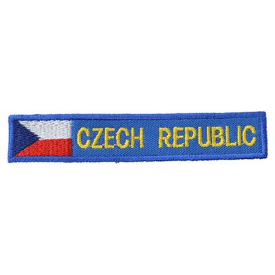 Patch CZECH REPUBLIC WITH FLAG - BLUE