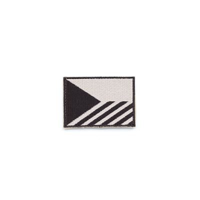 Patch Flag CR slant STRIPES VELCRO DESERT 7,5x5,5cm