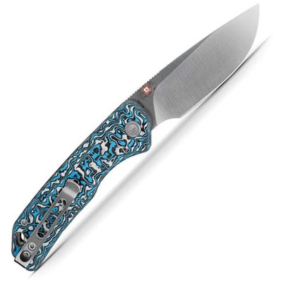 Folding Knife MARTEN Top Linerlock Blue CF