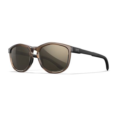 Tactical sunglasses WX BRAVO CAPTIVATE™ BLACK/TAN frame TUNGSTEN lenses