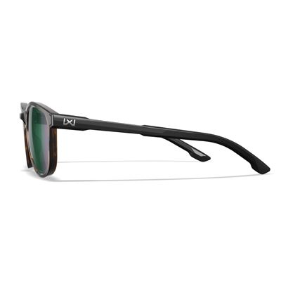 Tactical sunglasses WX BRAVO CAPTIVATE™ BLACK/BROWN frame GREEN MIRROR lenses WILEY X AC4BRV07-W 4