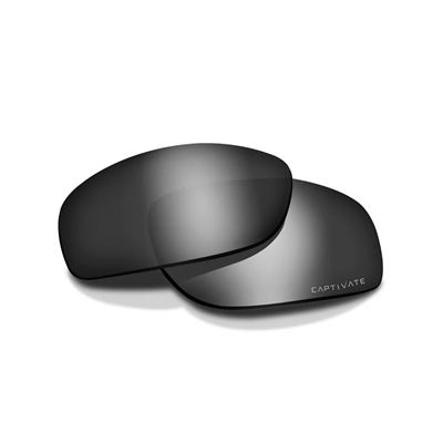 Replacement lenses for WX AXE glasses POLARISED CAPTIVATE™ BLACK MIRROR