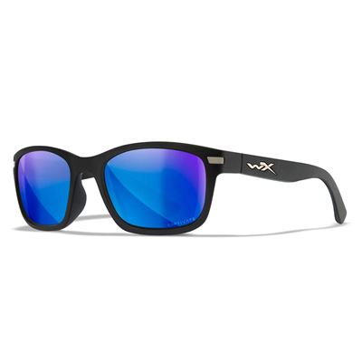 Tactical sunglasses  WX HELIX CAPTIVATE™ frame BLACK lenses Polarized Blue