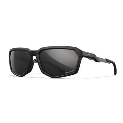 Tactical sunglasses WX RECON CAPTIVATE™ BLACK frame POLARIZED GREY lenses