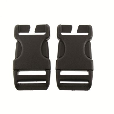 QR Buckle 25 mm 2 pieces BLACK