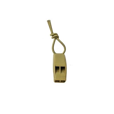DURAFLEX whistle with COYOTE plastic clip
