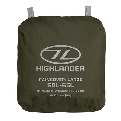 Ducks Back Raincover 50 - 65 l RANGER GREEN