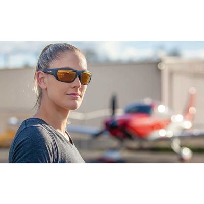 Tactical sunglasses WX OMEGA CAPTIVATE™ BLACK frame POLARISED BRONZE lenses WILEY X ACOME04-W 3