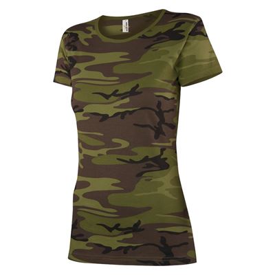 T-shirt women's short sleeve czech camo 95