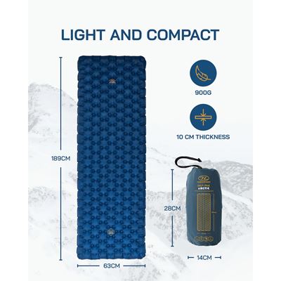 Inflatable sleeping mat NAP-PAK ARCTIC R11 DEEP BLUE