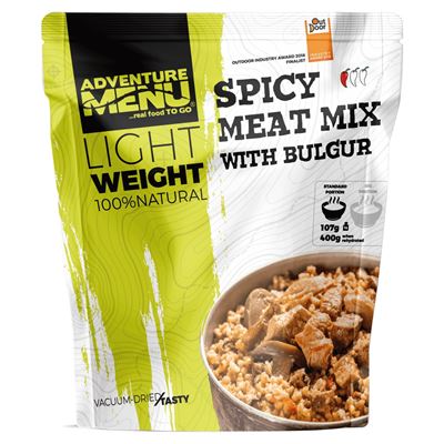 Spicy Meat Mix with Bulgur 107g PORTION - vacuum dried meal