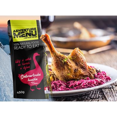 Saint Martin's goose with cabbage and dumplings - sterilized ready meals