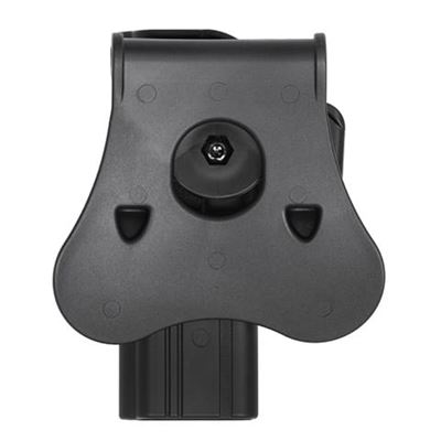 Belt Holster GLOCK Plastic RIGHT BLACK AMOMAX AMX009-BK 3