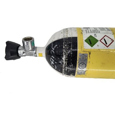 Dräger 6 l/300 Bar pressure steel cylinder, used