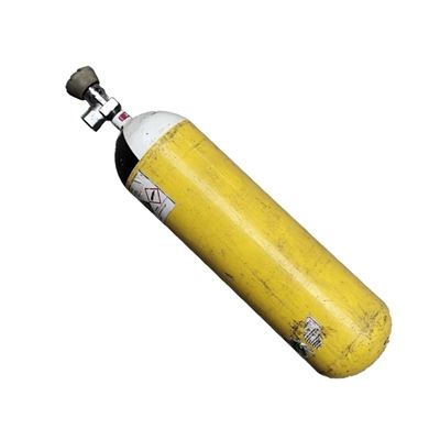 Dräger 6 l/300 Bar pressure steel cylinder, used