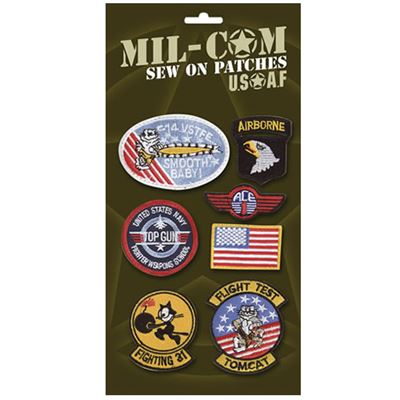 Sew on Patches USAF 7 pieces