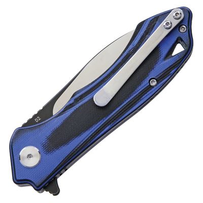 Folding Knife BELUGA Fine Edge BLUE/BLACK