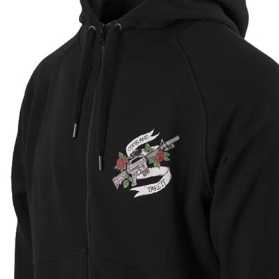 COME AND TAKE IT FULLZIP HOODIE BLACK