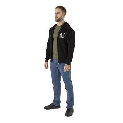 COME AND TAKE IT FULLZIP HOODIE BLACK