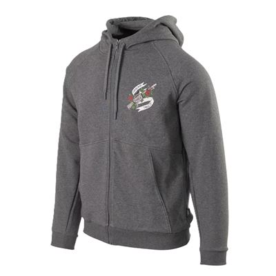 COME AND TAKE IT FULLZIP HOODIE GREY