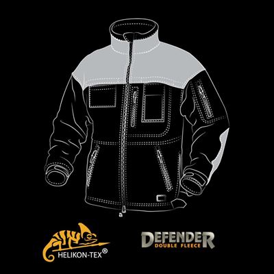 Jacket DEFENDER fleece BLACK