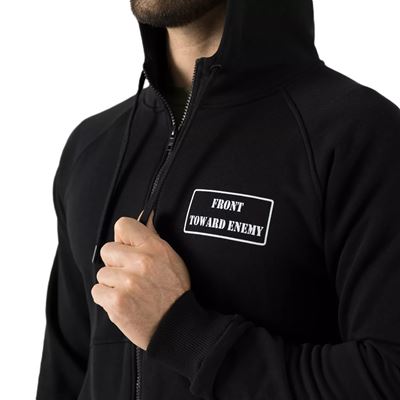 FRONT TOWARD ENEMY HOODIE BLACK