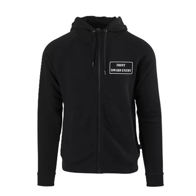 FRONT TOWARD ENEMY HOODIE BLACK Helikon-Tex® BL-FTE-CB-01 2