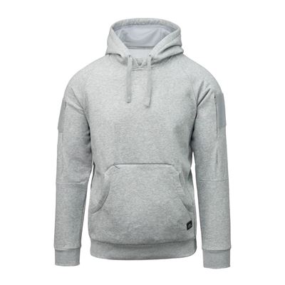 URBAN TACTICAL HOODIE LITE (KANGAROO) LIGHT GREY MELANGE