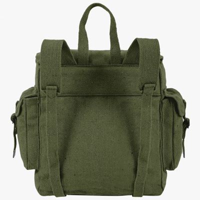 Large Web Backpack Pocketed OLIVE