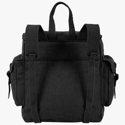 Large Web Backpack Pocketed BLACK