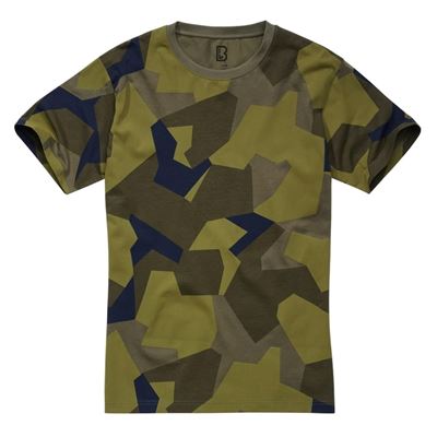 T-shirt Oeko-Tex® camouflaged swedish camo M90