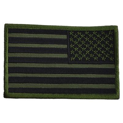 Flag USA patch revers - OLIVE