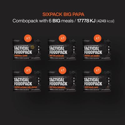 Dehydrated Food 6 Servings SIXPACK BIG PAPA  C0023 2